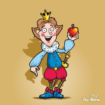 Princ s jablkem ilustrace Petr Palma.jpg